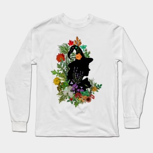 The Witch's Garden Silhouette Long Sleeve T-Shirt